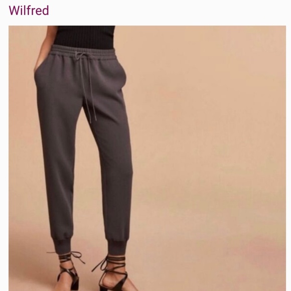 Wilfred Aritzia Buffon Jogger Pants Size Medium - Picture 1 of 3